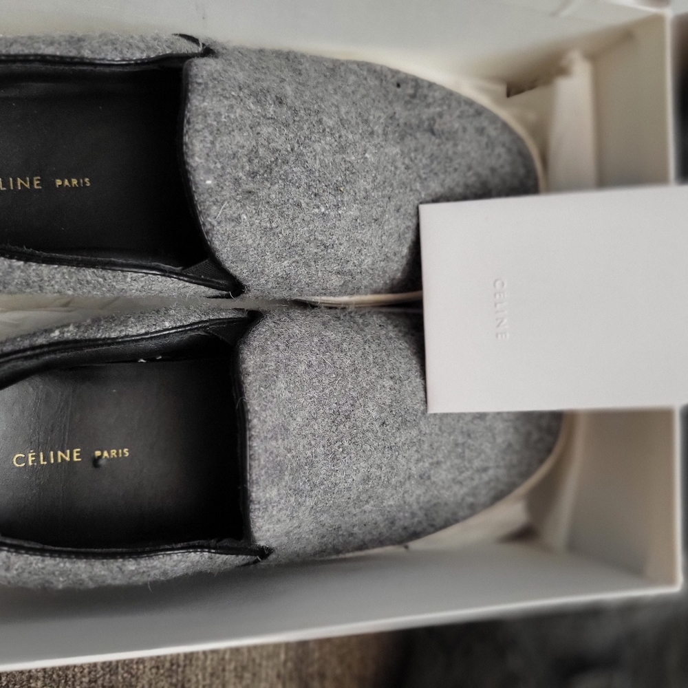 Celine cow Hyde slip ons - Picture 5 of 7